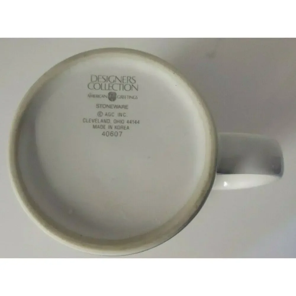 Designers‎ Collection American Greetings Stoneware Coffee Cup Flowers Garden
